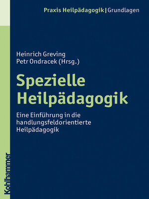 cover image of Spezielle Heilpädagogik